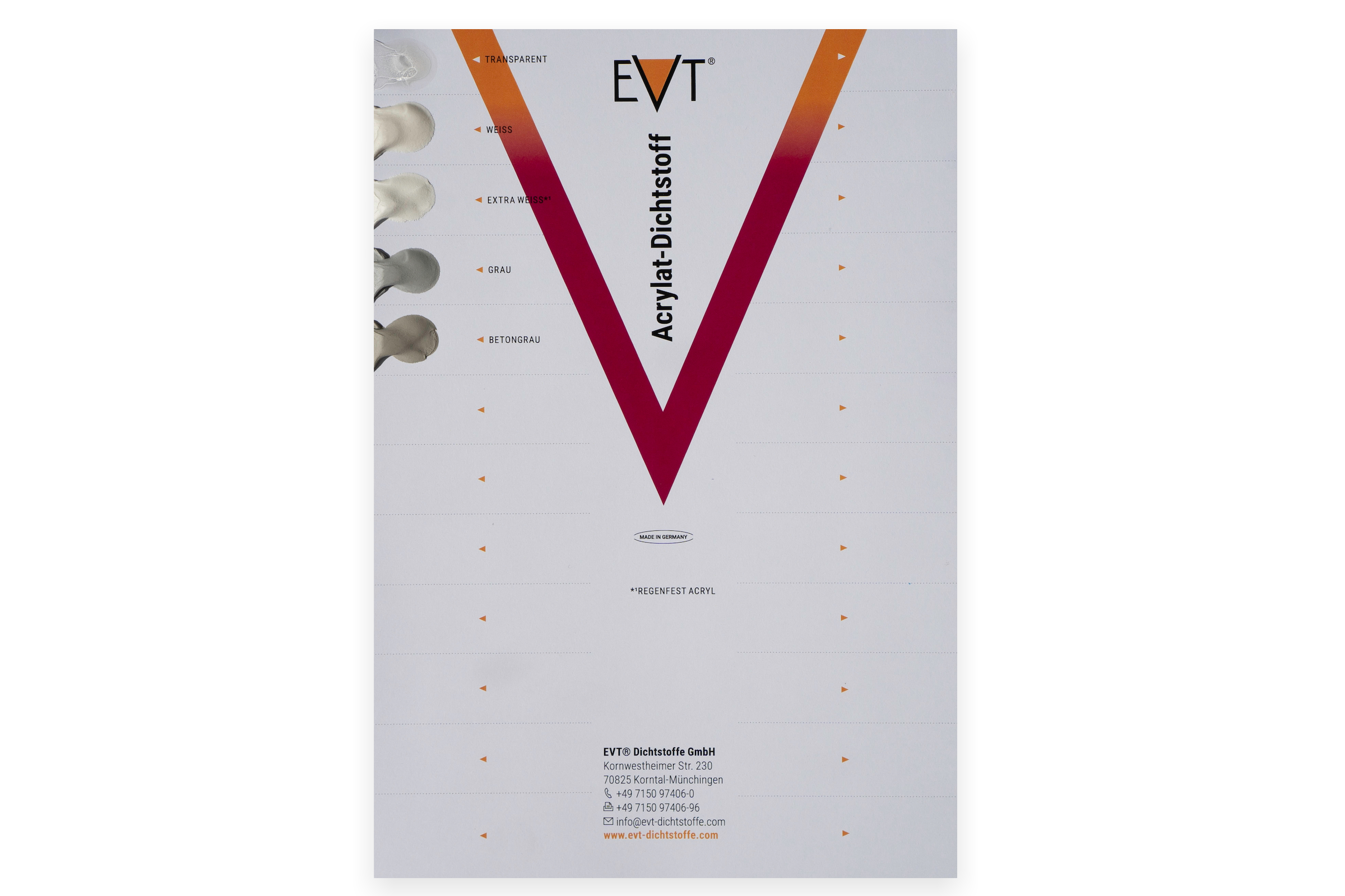 EVT Regenfest Acryl